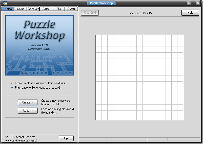 Free crossword puzzle software machine